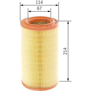 Luftfilter | CITROEN Xsara, Berlingo, ZX, Xantia | 1457433077