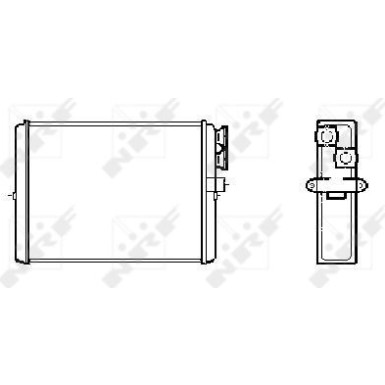 Wärmetauscher, Innenraumheizung EASY FIT 53559