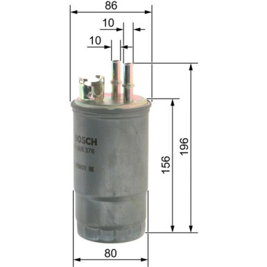 Kraftstofffilter | FORD Mondeo | 0 450 906 376