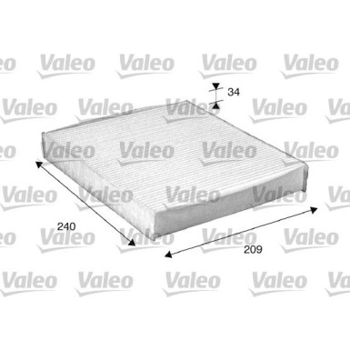 VALEO Innenraumfilter | 698882