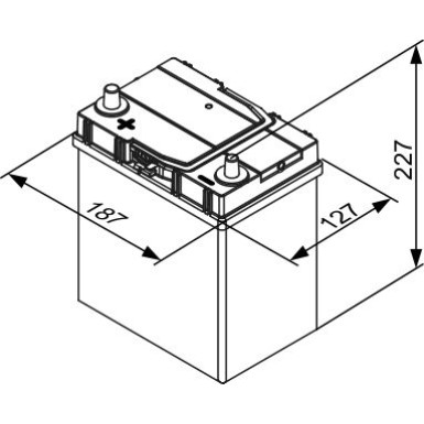 S4 019 BOSCH | PKW-Batterie | 12V 40Ah 330A | 0 092 S40 190