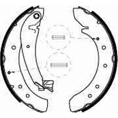 40 461 018 Bremsbacken | FIAT Scudo,Ducato,CIT,PEU 94 | GS8546