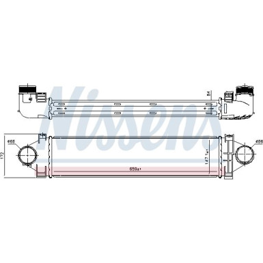 Ladeluftkühler PKW LAND ROVER FREELANDER 07- 2,2TD FIRST FIT 96383