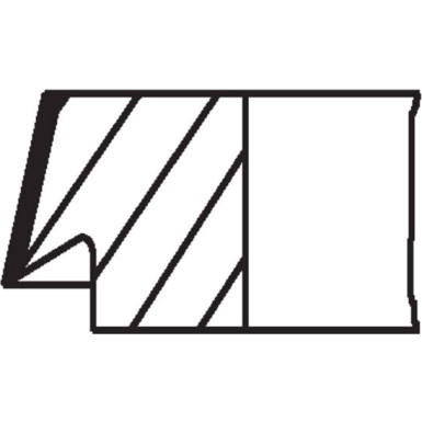 MAHLE Kolbenringsatz 015 61 N1