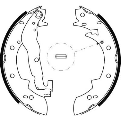 GS6237 Bremsbackensatz GS6237 Bremsbackensatz