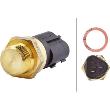 HELLA Temperaturschalter, Kühlerlüfter 6ZT 007 800-111