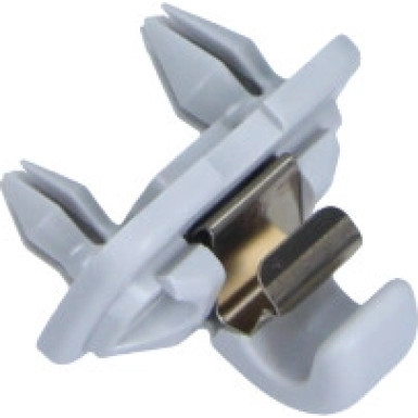 Original VAG Halter für Sonnenblende Audi A4 13- (Farbe: Silber Moon) | 8W0857562AZ62