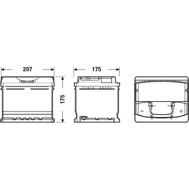EXIDE Starterbatterie | EA472