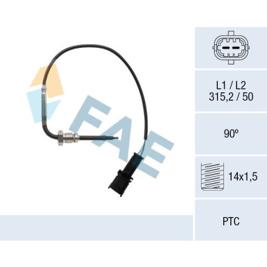 FAE Sensor, Abgastemperatur | 68081