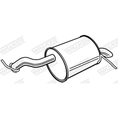 52 / Auspufftopf Hinten | PEUGEOT 407 1.6,2.0HDI 04.04-11.04 | 22984 52 / Auspufftopf Hinten | PEUGEOT 407 1.6,2.0HDI 04.04-11.04 | 22984