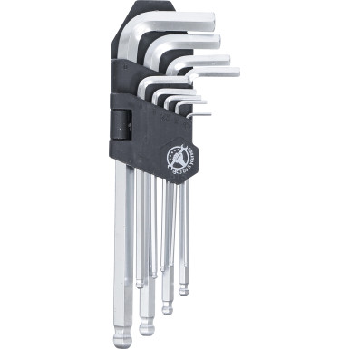 BGS Winkelschlüssel-Satz Innensechskant/Innensechskant mit Kugelkopf 1,5 - 10 mm 9-tlg BGS Do it yourself 815