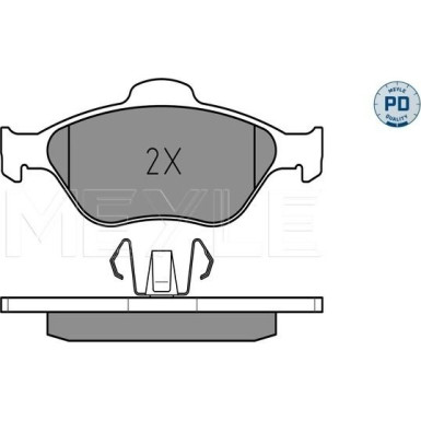 Bremsbelagsatz Ford P. Fusion 02-/Fiesta 02 | 025 236 0418/PD