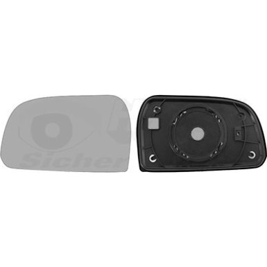 Spiegelglas, Außenspiegel Hyundai Tucson konvex OE 87611-2E200 HAGUS 8267831