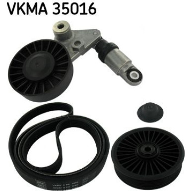 SKF Keilrippenriemensatz VKMA 35016