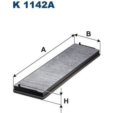 FILTRON Innenraumfilter K1142A FILTRON Innenraumfilter K1142A