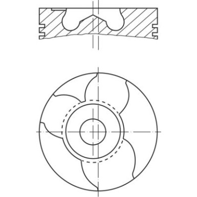 MAHLE ORIGINAL Kolben | 1511200