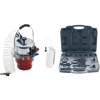 BGS Druckluft-Bremsenentlüfter- und Adapter-Satz 17-tlg BGS Do it yourself 9783