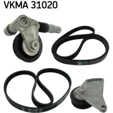 SKF Keilrippenriemensatz VKMA 31020