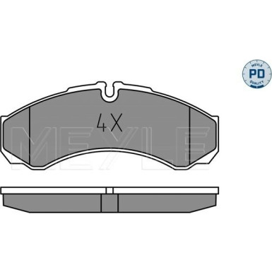 Bremsbelagsatz Iveco P. /T. Täglich 96 | 025 291 2120/PD