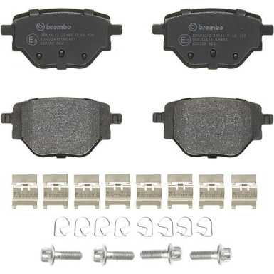 BREMBO Bremsklötze HA | OPEL Corsa,PEUGEOT 19 | P 59 100 BREMBO Bremsklötze HA | OPEL Corsa,PEUGEOT 19 | P 59 100