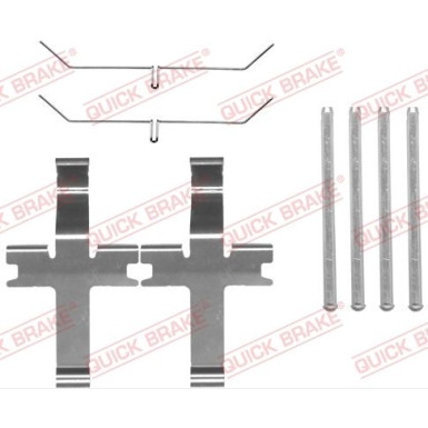391-1819 Montagesatz f.Bremsklötze | TOYOTA Land Cruiser,Hilux 90 | 109-1819