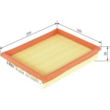 Luftfilter | OPEL,BUICK,CHEVROLET | 1457433603