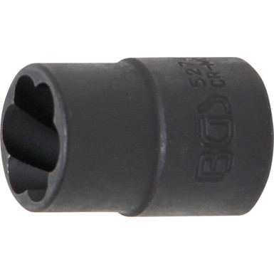 BGS Spiral-Profil-Steckschlüssel-Einsatz / Schraubenausdreher | Antrieb Innenvierkant 10 mm (3/8"""") | SW 14 mm | 5274