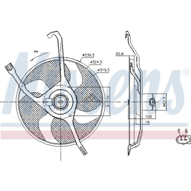 Kühlerlüfter PKW | Citroen C3 09 | 85665