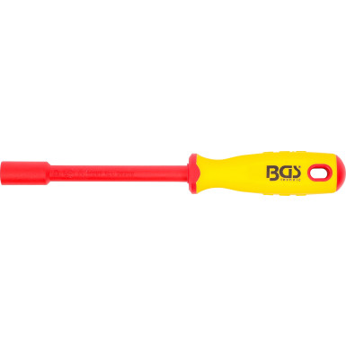 BGS VDE-Steckschlüssel-Schraubendreher | Sechskant | SW 9 mm | Klingenlänge 125 mm | 71089
