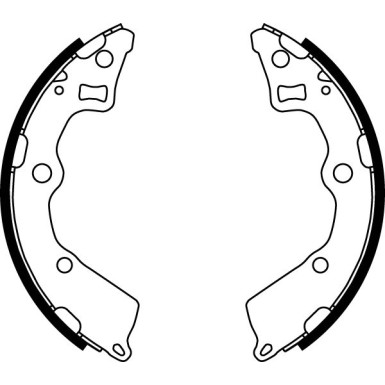 94 461 011 Bremsbacken | KIA Picanto 04 | GS8754