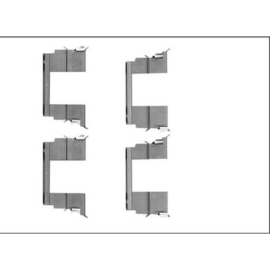 Zubehörsatz, Scheibenbremsbelag | 82540600
