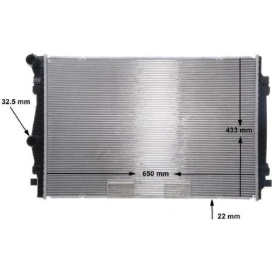 Kühler, Motorkühlung | CR 2055 000S