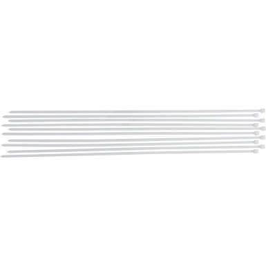 BGS Kabelbinder-Sortiment | weiß | 8,0 x 800 mm | 10-tlg | 80775