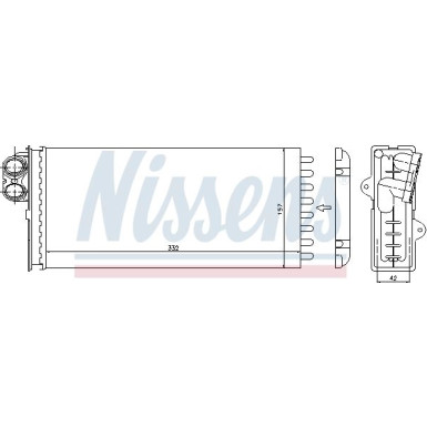 Heizkühler PKW RENAULT MASTER II 97 FIRST FIT 73375