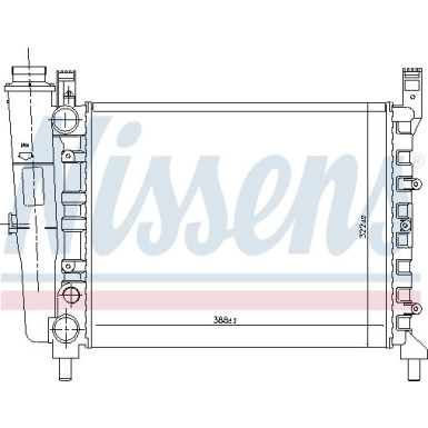 Wasserkühler PKW | FIAT Uno | 61940