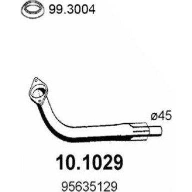 Abgasrohr | CITROEN C15 84 | 10.1029