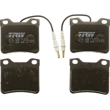 Bremsklötze HA | PEUGEOT 605 89 | GDB985 Bremsklötze HA | PEUGEOT 605 89 | GDB985