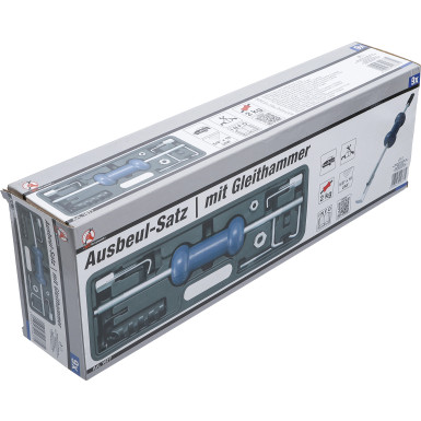BGS Ausbeul-Satz mit Gleithammer 9-tlg BGS Do it yourself 1677