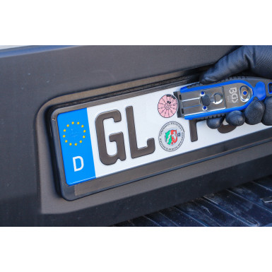 BGS Plakettenschaber | 40 mm | mit 6 Kunstoff-Schaberklingen | 70912