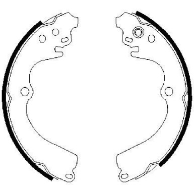 0 986 487 463 Bremsbackensatz