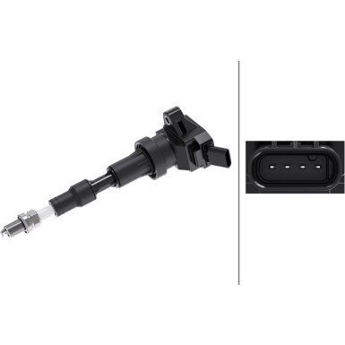 HELLA Zündspule 5DA 358 168-781