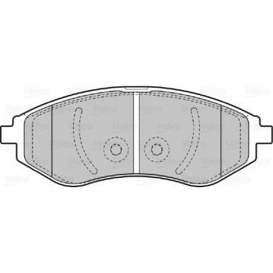 VALEO Bremsbeläge 598644 VALEO Bremsbeläge 598644