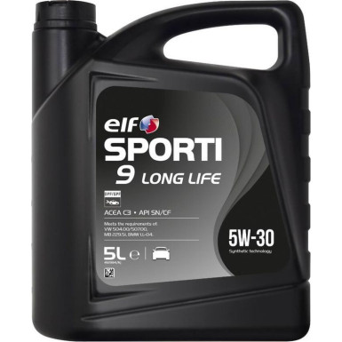 214251 Motoröl ELF SPORTI 9 LONG LIFE 5W-30