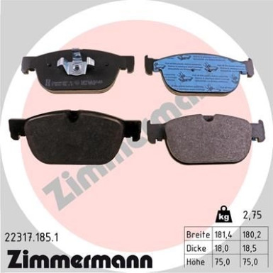 ZIMMERMANN Bremsbeläge ZIMMERMANN Bremsbeläge