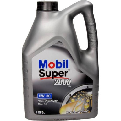 153536 Mobil Super 2000 X1 5W-30 Diesel & Benziner Motoröl 5 Liter