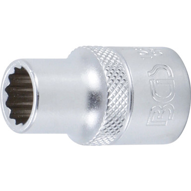 BGS Steckschlüssel-Einsatz-Satz, Zwölfkant | Antrieb Innenvierkant 12,5 mm (1/2"""") | Zollgrößen | 10-tlg | 9114