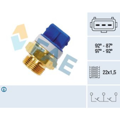 FAE Temperaturschalter, Kühlerlüfter FAE Temperaturschalter, Kühlerlüfter