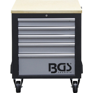 BGS Werkstattwagen | 2 x 5 Schubladen | 1 Schrank | leer | 4199