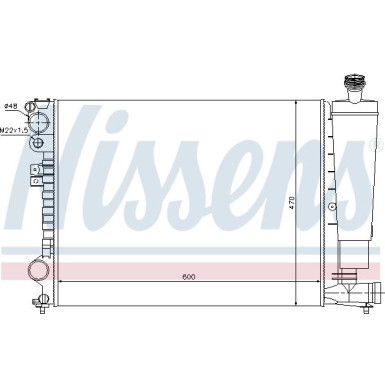 Wasserkühler PKW | CITROEN EVASION 2/0 16V 94 | 61396