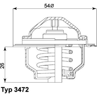 Thermostat, Kühlmittel | 3472.87D Thermostat, Kühlmittel | 3472.87D